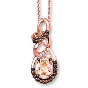 14k Le Vian Rose Gold Chocolate Diamond Necklace